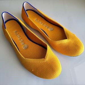 Rothy's Women Flats Lemon Drop Round Toe.